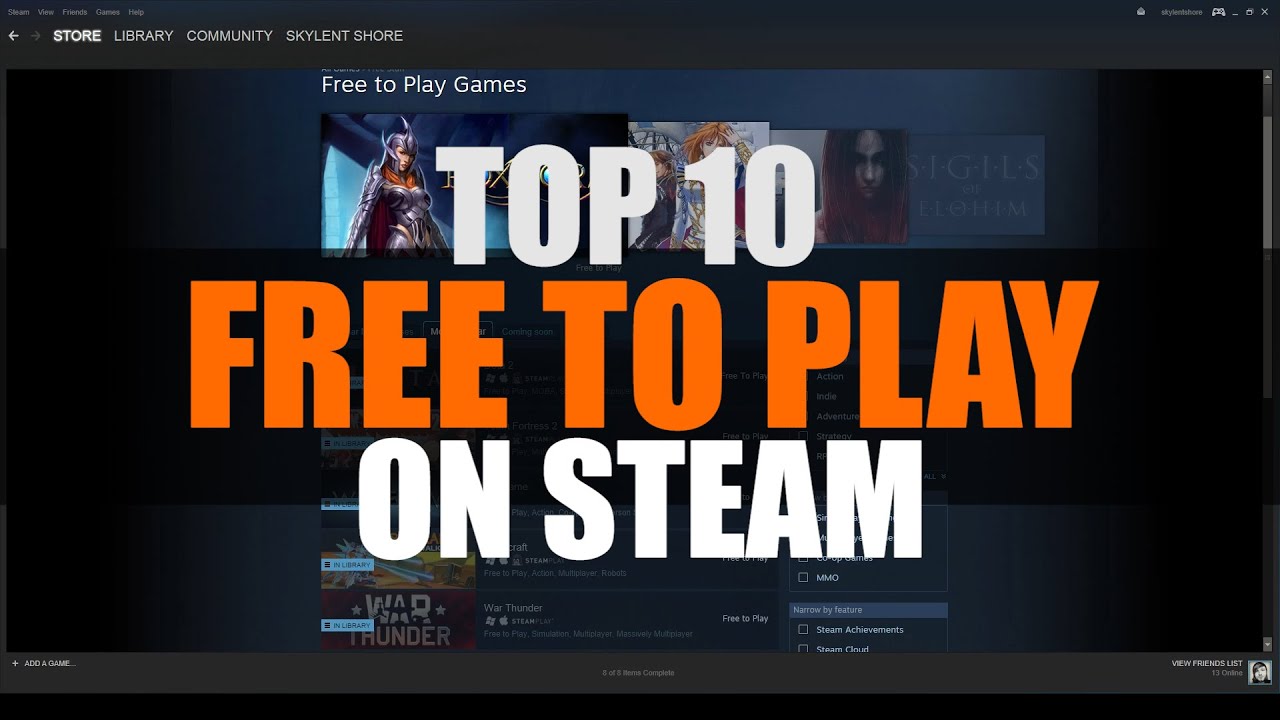 top free to play steam games for mac